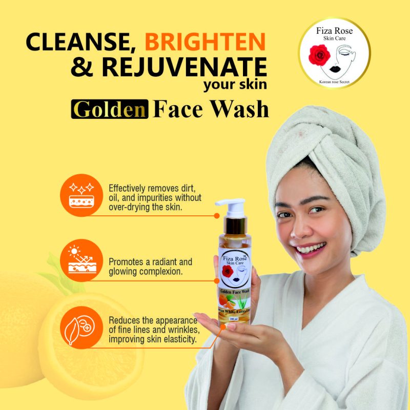 Golden Face, Wash For Bright Skin Best Cleanser
