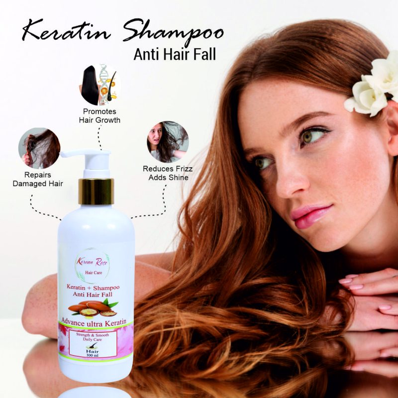 Shampoo Anti Hair Fall Control Keratin + Shampoo