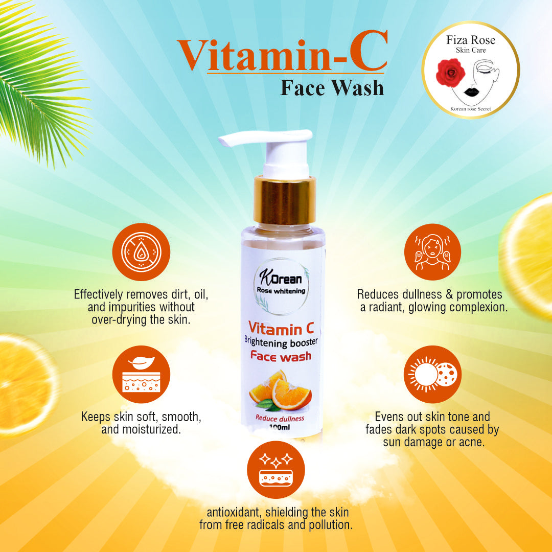 Vitamin C Face Wash Brightening Skin